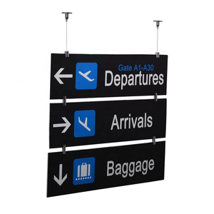 Kits de <span class=keywords><strong>suspension</strong></span> pour plafond suspendu, kits de <span class=keywords><strong>suspension</strong></span> pour enseignes avec 2 fixations et câble en acier de 3 m pour suspendre les enseignes - Product Image 2