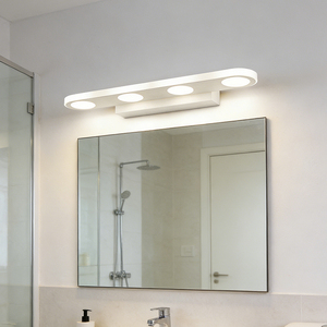 Lámpara LED de pared impermeable IP44 para baño, 2/3/4 cabezales, de acrílico, para espejo, inodoro, lavabo y maquillaje - Product Image 3