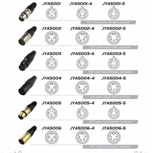 Adaptateurs de couplage noirs, fiches et prises de câble audio, connecteur <span class=keywords><strong>Speakon</strong></span> mâle vers RCA mâle - Product Image 4