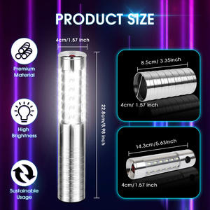 Luz LED Recargable para Botellas de Champán, Barra de Luz Intermitente de Aleación de Aluminio Duradera, Efecto Estroboscópico para Fiestas, Año Nuevo - Product Image 5