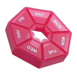 Wholesale Mini Portable Pills Organizer Weekly Tablet Holder Travel <b>Small</b> Pill <b>Box</b> Cases <b>Storage</b> Container - Product Image 6