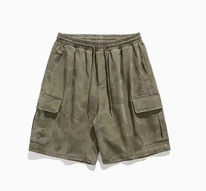 Lâche élastique cordon poche Camo Cargo Chorts personnalisé été Street Wear pour hommes - Product Image 3