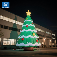 Sapin de Noël gonflable géant, modèle gonflable pour décorer les activités de Noël