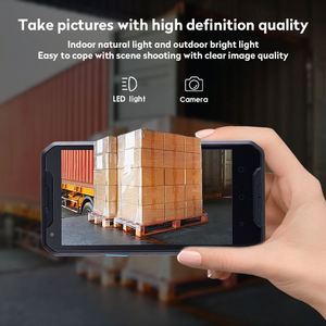 PDA industriel Android avec écran tactile capacitif de 5 pouces, lecteur de codes-barres et carte mémoire 4 Go + 64 Go - Product Image 4