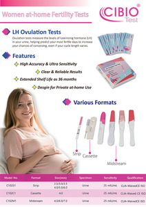 집에서 여성을위한 배란 예측 키트 및 임신 테스트 키트 불임 검사 - Product Image 4