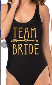 Trajes de baño personalizados para dama de honor, bañadores de despedida de soltera, de una pieza, para el sudor, superventas - Product Image 3