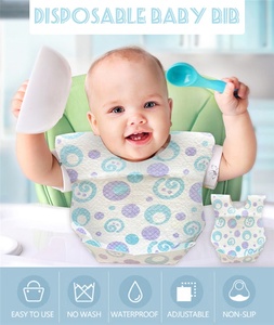 Bavoirs jetables imperméables réglables pour bébés, nouveauté, hygiéniques, fantaisie, cadeau, produits pour bébés, en promotion - Product Image 2