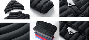 Customized logo <strong>Jackets</strong> Bomber Mens <strong>Jacket</strong> High Quality Keep Warm Windbreaker <strong>Puffer</strong> <strong>Lightweight</strong> <strong>Jacket</strong> Men - Product Image 3