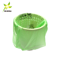Kantong Plastik PLA Ramah Lingkungan, Dapat Terurai, Anti Bocor, Tahan Lama, Grosir Kustom, Untuk Rumah Tangga & Komersial, Kantong Dapur Biodegradable