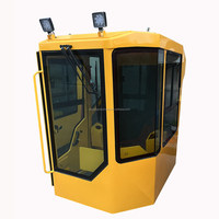 Cabine d'opérateur d'excavatrice à vue panoramique, unité complète pour engins de construction, pièces de rechange à montage direct