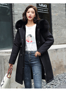 <span class=keywords><strong>Giacca</strong></span> Invernale da <span class=keywords><strong>Donna</strong></span> con Fodera <span class=keywords><strong>in</strong></span> Pelliccia, Parka Lungo con Cappuccio, Abbigliamento da Neve Caldo e Imbottito, Cappotto Casual Invernale da <span class=keywords><strong>Donna</strong></span> - Product Image 3
