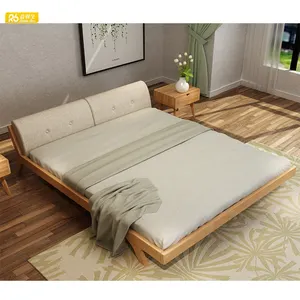 Furnitur Kamar Tidur Rumah Tiongkok, Set Kamar Tidur Modern dengan Tempat Tidur Ukuran King