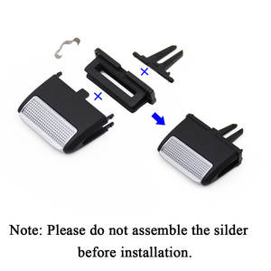 Clips de salida de ventilación de aire CA delantera y trasera para coche, embellecedor de paleta para <span class=keywords><strong>Mercedes</strong></span> Benz GLE <span class=keywords><strong>GLS</strong></span> clase W167 2020 350-22 GLE 450 580 450 <span class=keywords><strong>GLS</strong></span> 580 - Product Image 6