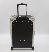 Boîtier de vol personnalisé en aluminium, nmark dj, style ATA, pour ordinateur portable coulissant
