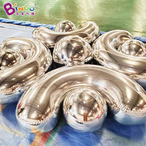 बिंगो <span class=keywords><strong>inflatable</strong></span> चिंतनशील गुब्बारे बड़े चमकदार गेंदों को इंफ्लेटेबल डिस्को बॉल की सजावट - Product Image 2