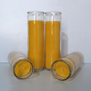 Wholesale Custom Printed Long 8 Inches Glass <strong>Prayer</strong> Vigil <strong>Candles</strong> - Product Image 5
