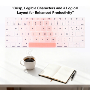 Couverture de <span class=keywords><strong>clavier</strong></span> en silicone multilingue pour <span class=keywords><strong>MacBook</strong></span> 12 A1534 A1931 2015-2019 <span class=keywords><strong>Pro</strong></span> <span class=keywords><strong>13</strong></span> A1708 2016-2017, <span class=keywords><strong>protection</strong></span> en espagnol et en anglais - Product Image 3