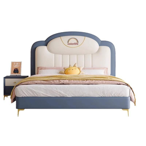 Meubles de chambre à coucher pour garçons et filles, lits de princesse, lits minimalistes pour adolescents, appartement - Product Image 3