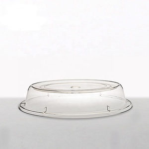 Couvercle d'<span class=keywords><strong>assiette</strong></span> de service ovale 12 "avec <span class=keywords><strong>logo</strong></span> personnalisé Couvercle d'affichage de plat en plastique pour hôtel et restaurant - Product Image 1