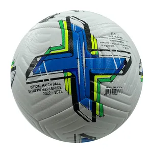 फ़ैक्टरी तैयार स्टॉक फ़ुटबॉल आधिकारिक आकार 5 4 पीयू फ़ुटबॉल बॉल आधिकारिक मैच प्रशिक्षण लीग बॉल आउटडोर खेल कस्टम लोगो