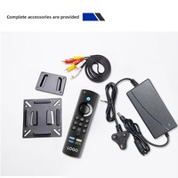 Téléviseurs intelligents LED 4K ultra-minces de 45 pouces, haute définition, anti-explosion, alimentés par Android, avec boîtier noir personnalisable