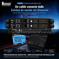 Compresor de Audio RMS, Compresor de Audio Dante Dsp, Lm848rts, Nuoxin, Dlms Audio