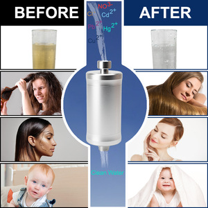 Cabezal de Ducha de Alta Presión con Vitamina <span class=keywords><strong>C</strong></span>, Filtro de <span class=keywords><strong>Agua</strong></span> para el Cuidado del Cabello y la Piel, para <span class=keywords><strong>Agua</strong></span> Dura, ISO9001, Fabricación OEM/ODM - Product Image 2