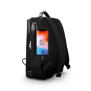 Sac à dos d'affaires avec port USB  Merchandising personnalisé - Product Image 4