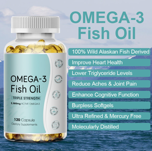 כמוסות שמן דגים אומגה <span class=keywords><strong>3</strong></span> רכות, EPA ו-DHA גבוהים, מותג פרטי, ייצור לפי הזמנה (OEM/ODM), חוזק ותפוקה בהתאמה אישית זמינים - Product Image 3