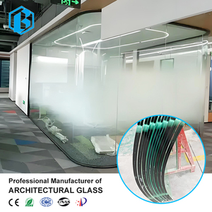 Vidrio Templado Duradero Personalizable Directo de Fábrica con Marcos de Acero Curvados para Balcones y Terrazas - Product Image 2