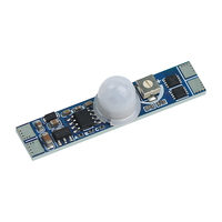 Sensor de Movimiento Infrarrojo PIR Inteligente Slovelight PD02T, DC12V/24V, Distancia Ajustable, 3A, con Rango de Detección de 2m, Venta al Por Mayor