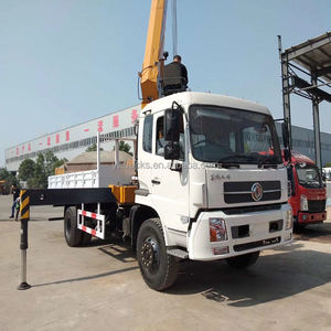 DONGFENG TIANJIN 4x2 4x4 6 roues RHD 8T <span class=keywords><strong>camion</strong></span> à <span class=keywords><strong>benne</strong></span> basculante avec <span class=keywords><strong>grue</strong></span> <span class=keywords><strong>camion</strong></span> à <span class=keywords><strong>grue</strong></span> monté sur <span class=keywords><strong>camion</strong></span> à <span class=keywords><strong>grue</strong></span> - Product Image 4