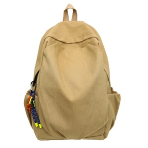 Mochila de lona deportiva informal estilo japonés <span class=keywords><strong>Retro</strong></span> al por mayor para hombres y mujeres mochilas escolares resistentes al desgaste para viajes universitarios moda - Product Image 6