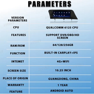 256G 10.25 Inch Car Radio for Lexus RX RX270 RX350 RX450H 2009-2015 Android Auto Multimedia GPS Video Carplay Player Dual System - Product Image 3
