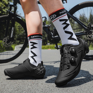 Cycling Shoes Road Bike Clipless Pedal Compatible White Athletic Fit EVA Rubber Sole Mesh Lining Outdoor Use - Product Image 5