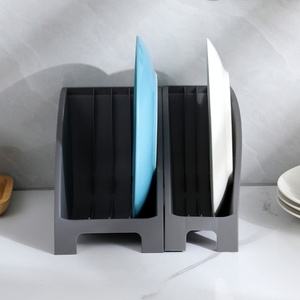 Multifunctional Storage <b>Rack</b> Plastic Plates Bowls <b>Dish</b> Drainer Storage Dying <b>Rack</b> Kitchen Counter Cabinet Cupboard Organizer - Product Image 5