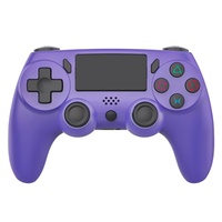 Manette de jeu sans fil BT double vibration personnalisée neuve d'usine pour PS4