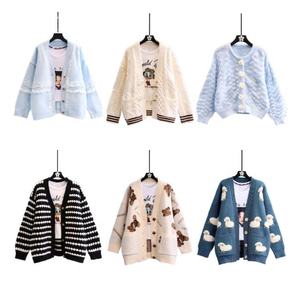 Factory Low Price Wholesale Customized Thick Autumn and Winter Coat Fashion Cute Knitted Women'<strong>s</strong> <strong>Ladies</strong> <strong>Sweater</strong> - Product Image 3