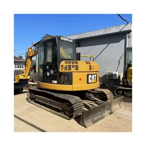 Gebraucht 8 Tonnen Baumaschinen Cat 308BSR Raupen bagger Maschine/Katze Japanisch Gebraucht bagger zu verkaufen