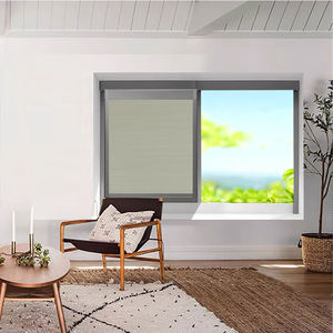 Stores en nid d'abeille électriques modernes avec batterie au lithium intégrée, installation, occultation totale, protection UV, stores cellulaires - Product Image 4