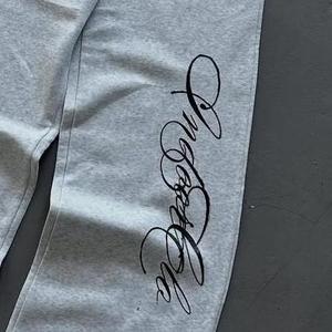 <span class=keywords><strong>Pantaloni</strong></span> Personalizzati Stile Street <span class=keywords><strong>con</strong></span> Vita Elastica 100% Cotone - <span class=keywords><strong>Pantaloni</strong></span> Jogger Casual Retrò <span class=keywords><strong>da</strong></span> <span class=keywords><strong>Uomo</strong></span> <span class=keywords><strong>con</strong></span> Design Artigianale Stampato - Product Image 4