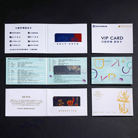 Clip de carte d'identité NFC VIP en PVC personnalisé emballage ultra-mince utilisé pour le commerce d'enveloppes de style enveloppe de carte de crédit