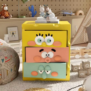 SpongeBob SquarePants Creative Cartoon Bedside <strong>Table</strong> Home Bedroom <strong>Storage</strong> Cabinet Living Room Sofa <strong>Corner</strong> <strong>Table</strong> - Product Image 4