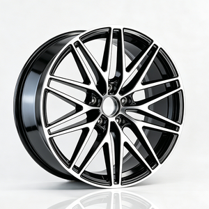 Jantes forgées légères <span class=keywords><strong>20</strong></span> 21 pouces 9.5J ET50 5x130 CB71.56 Noir Brillant pour Cayenne Panamera SUV Offroad Tuning, garantie 5 ans - Product Image 3