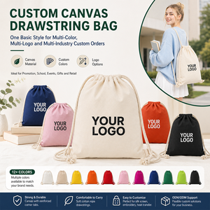 Sac à dos en toile noire personnalisé avec logo imprimé pour enfants, sac à cordon de serrage pour le sport et la gym, sac à dos en coton - Product Image 2