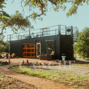 Casa Contenedor Plegable de Lujo Prefabricada EcoSmart de 20 pies, Impermeable, Multifuncional, Resistente a Terremotos de Grado 8, para Exteriores - Product Image 5