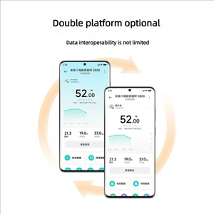 Báscula Inteligente <span class=keywords><strong>Xiaomi</strong></span> Mijia S800 con 8 Electrodos, Báscula de Grasa Corporal de Doble Frecuencia BIA, Bluetooth, Vidrio Templado, Compatible con la Aplicación Mijia - Product Image 5