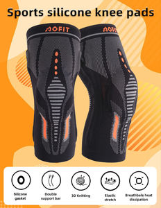Genouillère de soutien AOFIT pour soulager la douleur sportive, compression antidérapante en silicone, nylon élastique respirant - Product Image 2