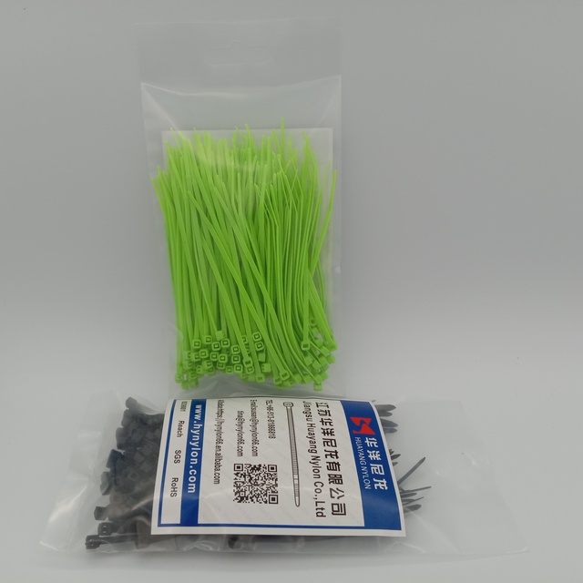Wholesale Custom PA66 Wire Ties in Various Colors Self-locking Plastic Zip Ties Nylon Cable Ties