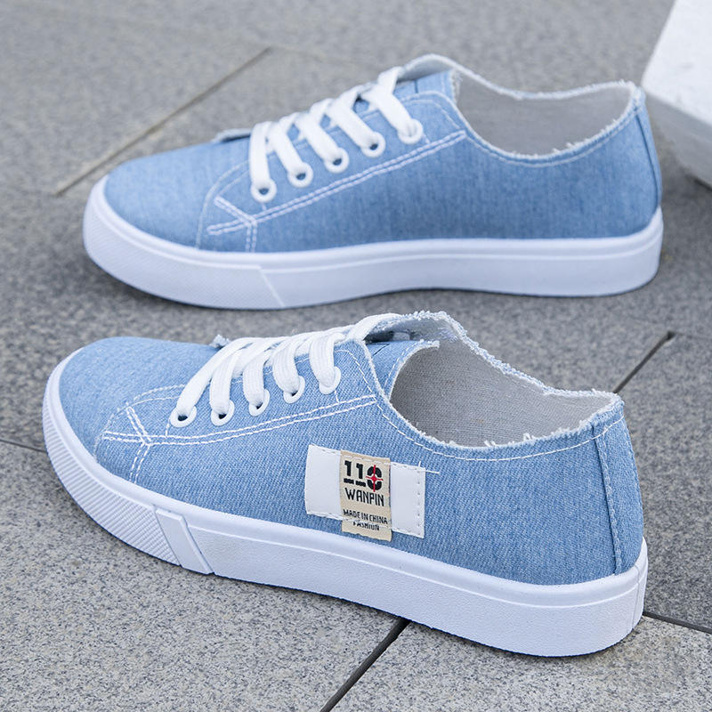 Simple Solid Canvas Shoes Lightweight Casual